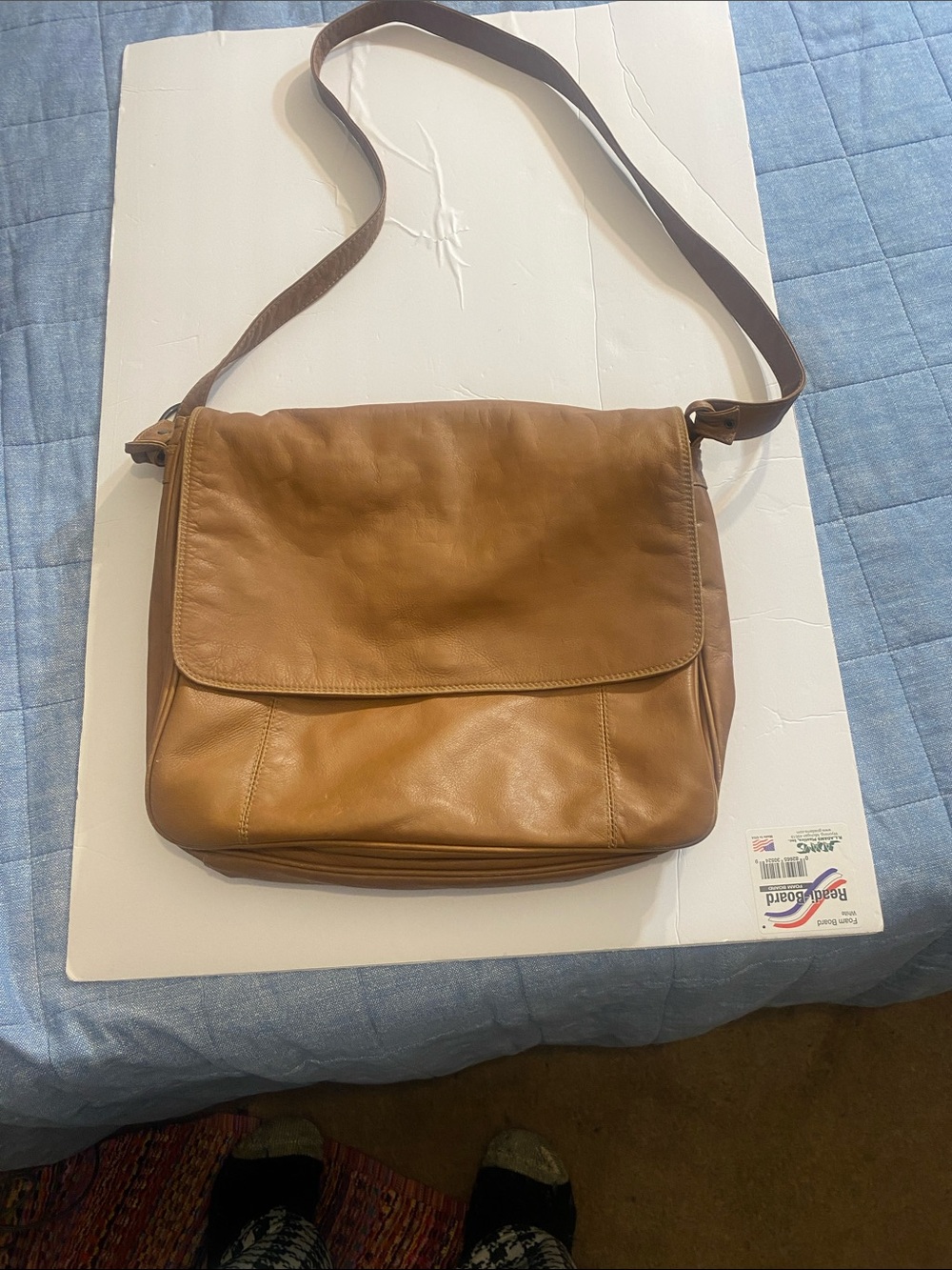 Men's Leather Messenger Bag in Brown - Classic Everyday Carry